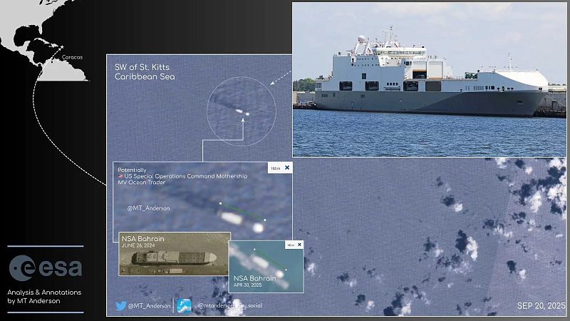 Корабль поддержки операций Сил специальных операций MV Ocean Trader, США